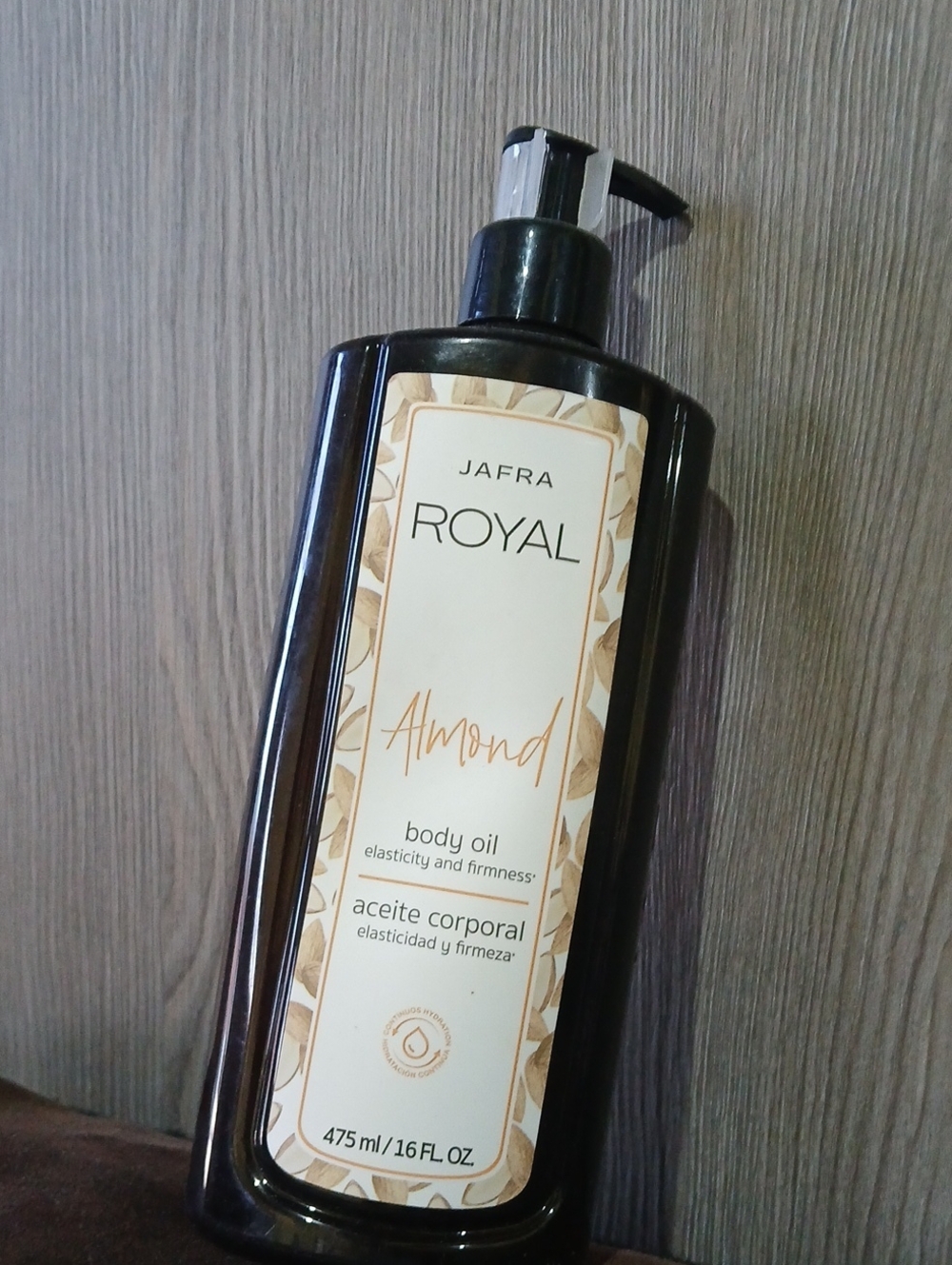 JAFRA Royal Almond Body Oil – Brown & White Packaging